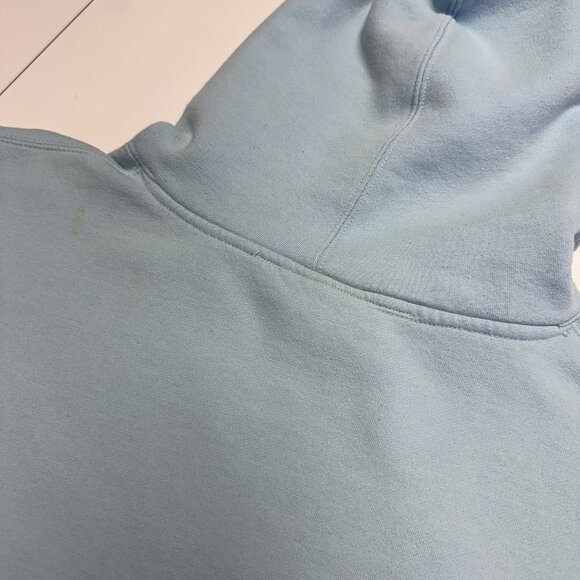 Pleasures Hoodie Sweatshirt Mens Large 24.5x26.5 Lite Blue Skate Streetwear - Picture 11 of 15